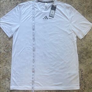 Adidas Men's White Performance Tee